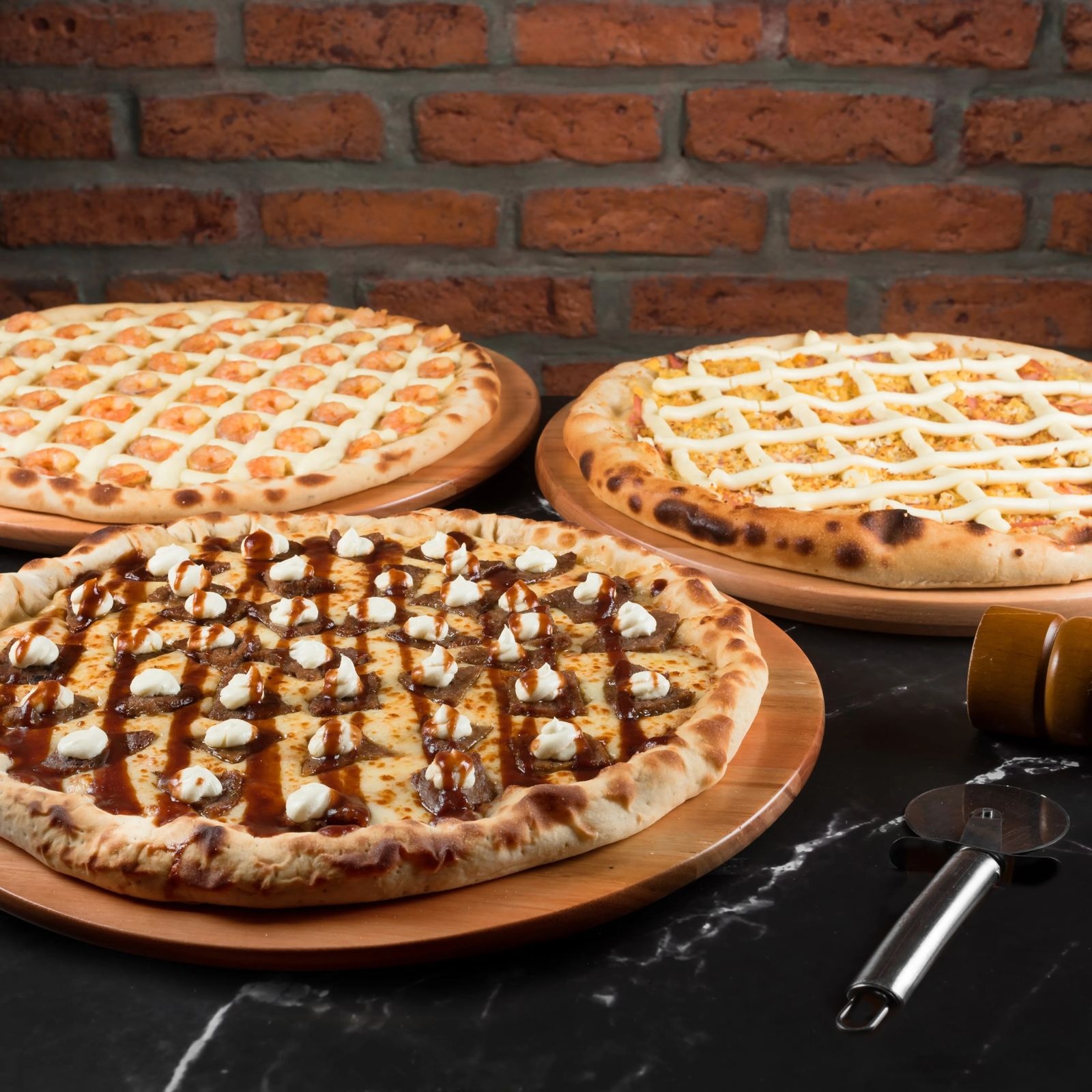 Mega Combo 3 Pizzas 35cm(8 Fatias)