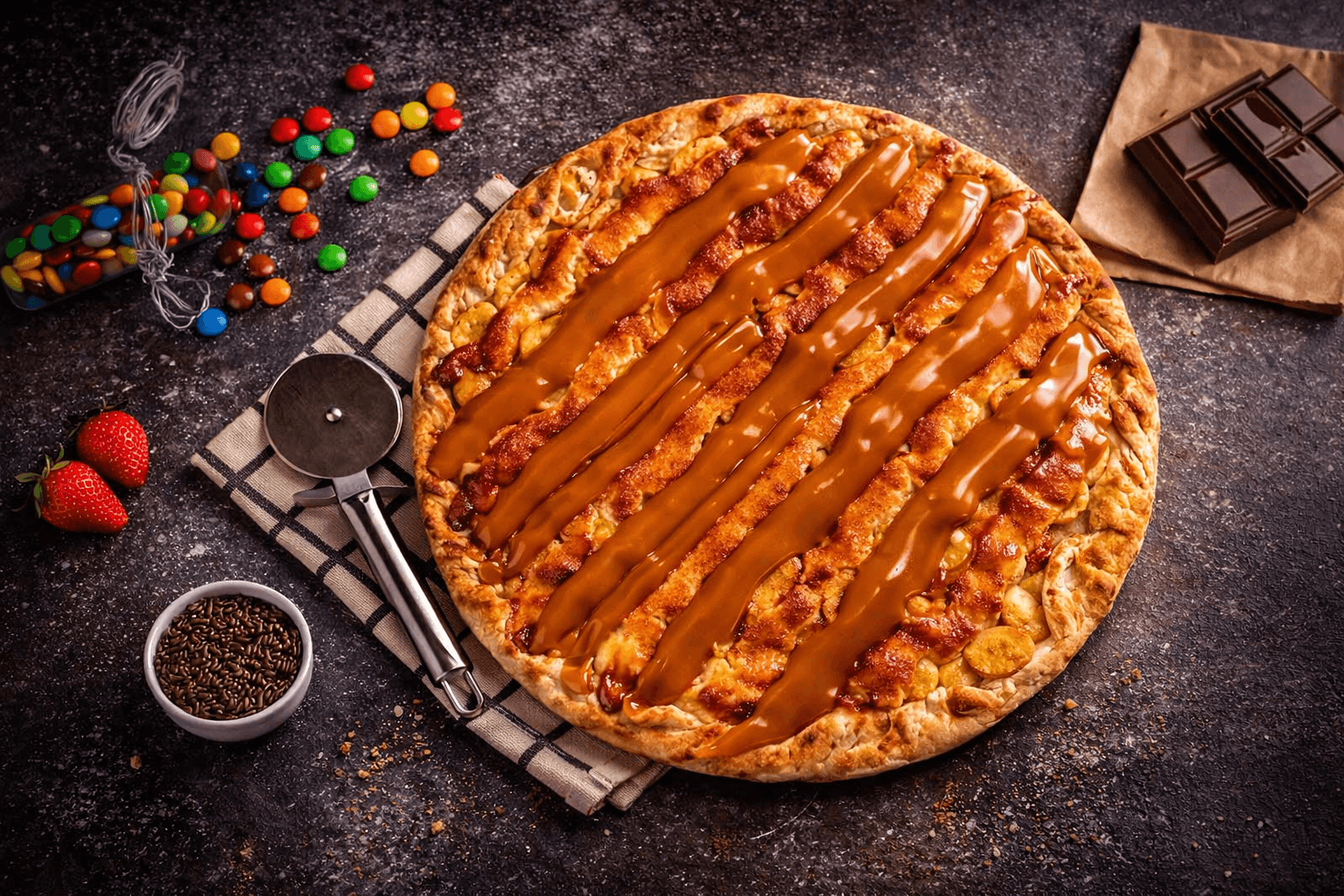 Pizza Doce Individual (4 Fatias)